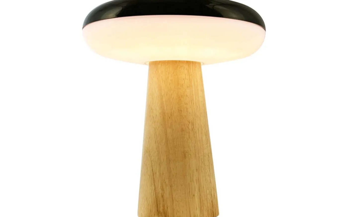 2 Ways Bordslampa 25cm LED 3000K 3W Svart/Trä