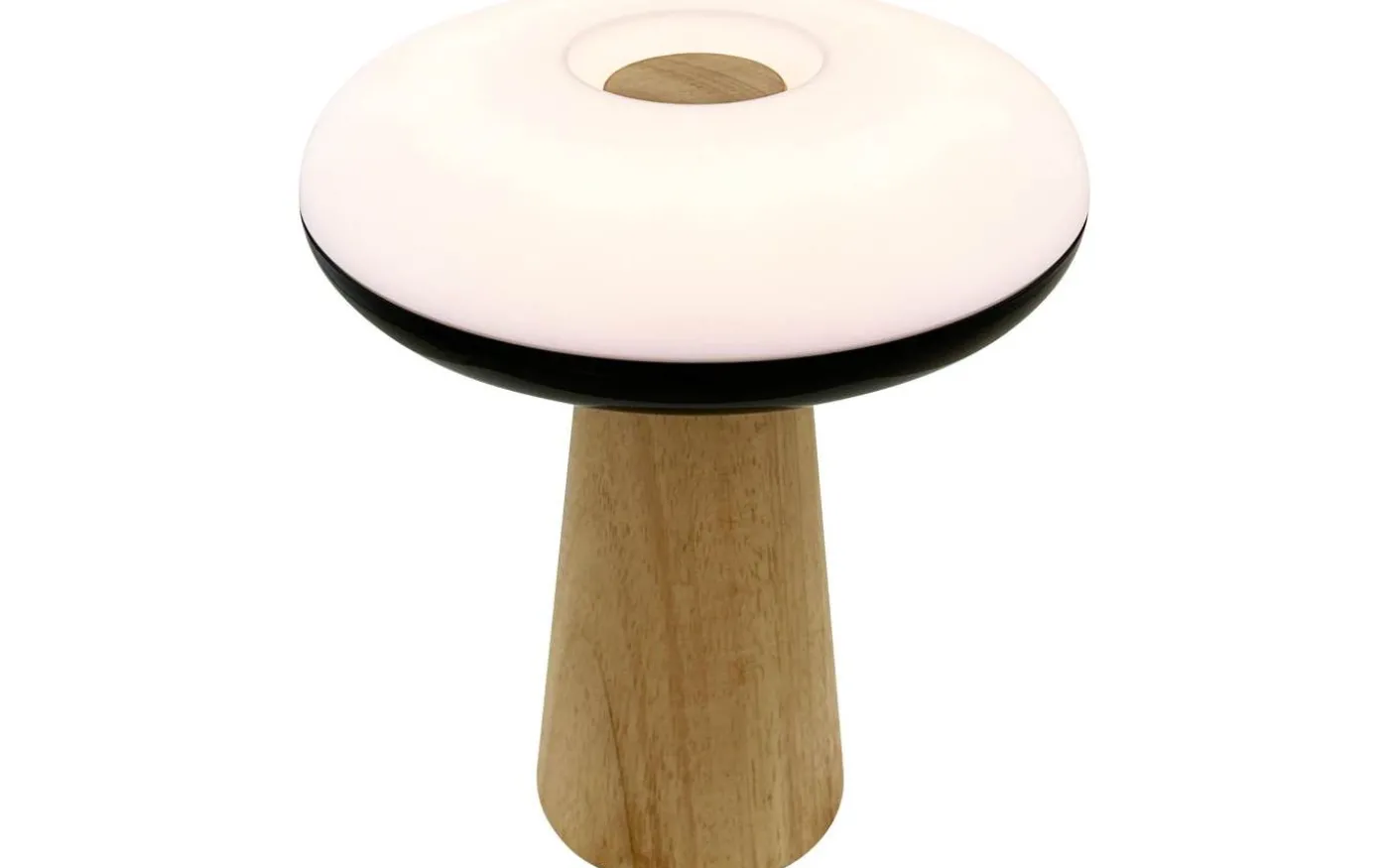 2 Ways Bordslampa 25cm LED 3000K 3W Svart/Trä