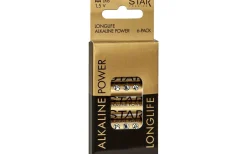Star Trading AA-Batterier 6-pack 1,5V Alkaline Power Longlife* Batterier