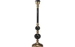 Vardagsrum|Lampfötter<PR Home Abbey Lampfot 50cm Svart/Antikmässing