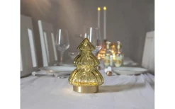 Star Trading Abete Batteridriven Bordsdekoration 18cm Grön* Batteri Julpynt Inomhus