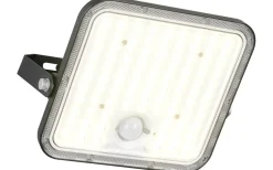 Acora solcellsdriven Vägglampa LED mattsvart rörelsesensor 4000K IP65