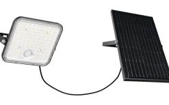 Acora solcellsdriven Vägglampa LED mattsvart rörelsesensor 4000K IP65