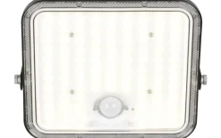 Acora solcellsdriven Vägglampa LED mattsvart rörelsesensor 4000K IP65