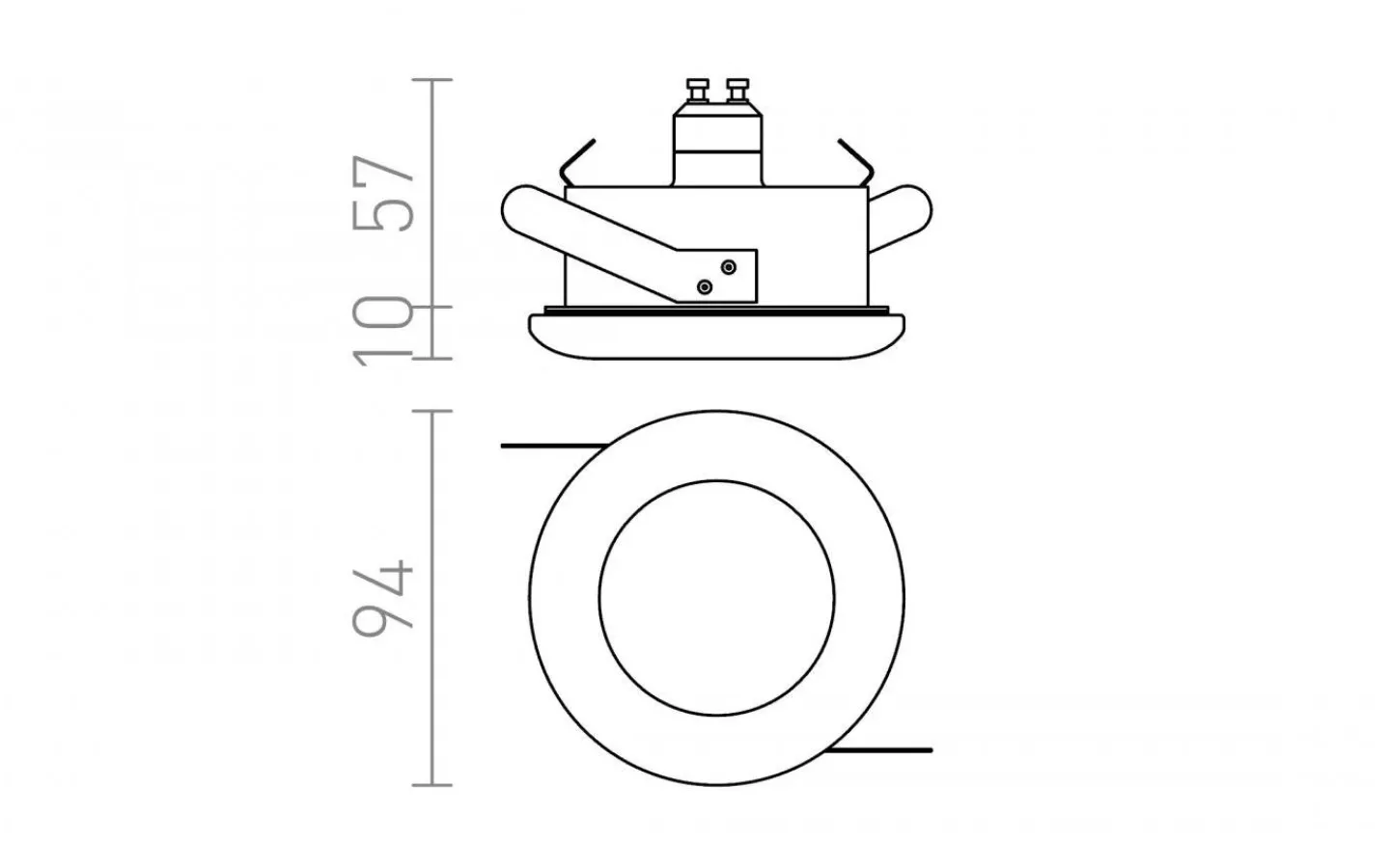 Badrum|Spotlights Med Utbytbar Ljuskälla<Rendl Acua Infälld Spotlight GU10 IP44 Vit