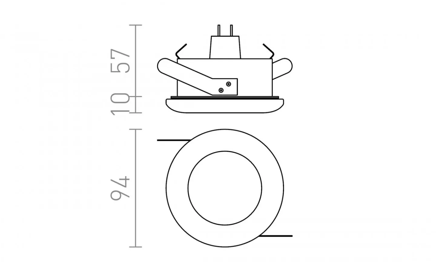 Rendl Acua Infälld Spotlight Krom 12V GU5,3 IP44* Spotlights Med Utbytbar Ljuskälla
