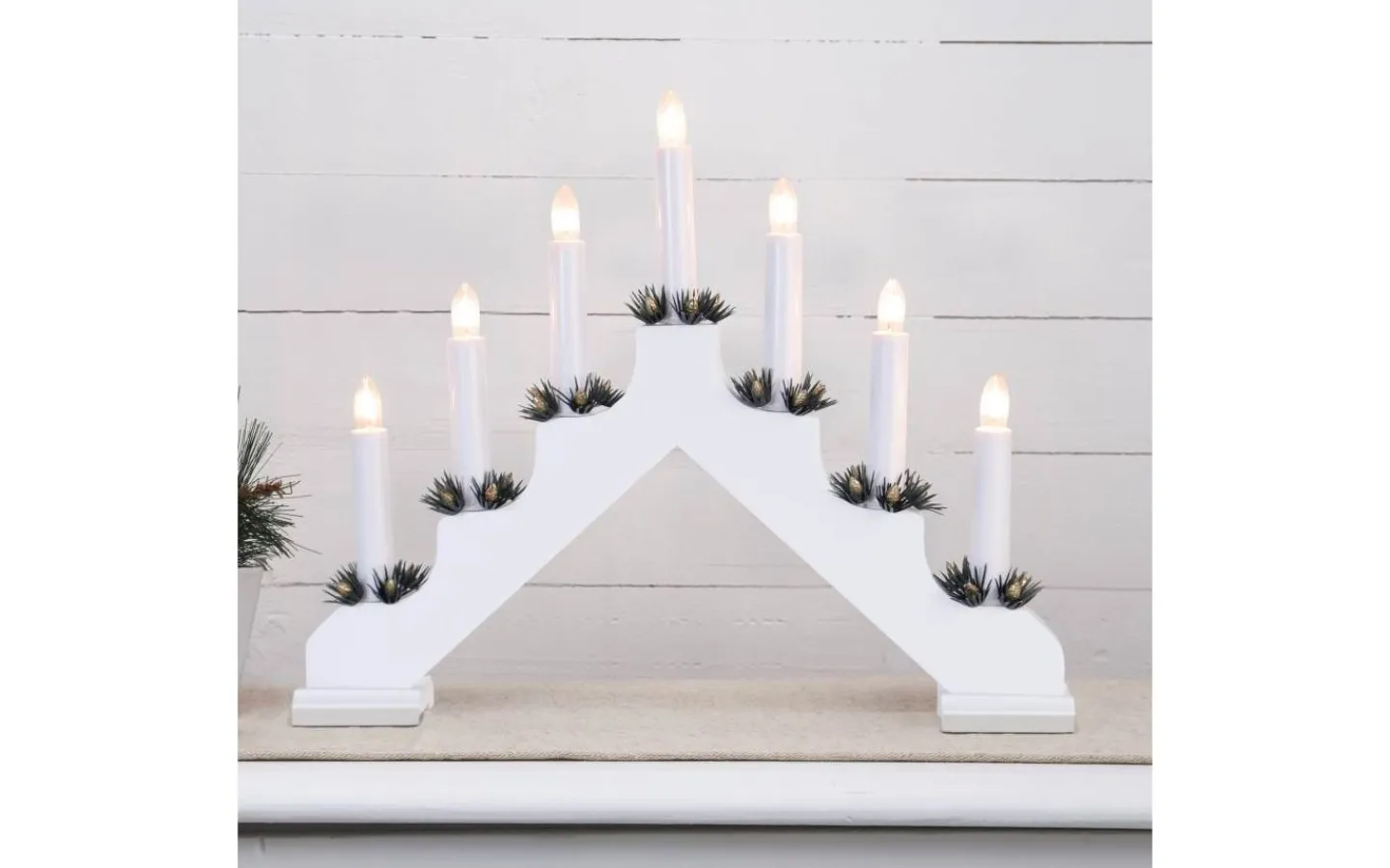 Star Trading Ada Adventsljusstake Vit 30cm* Visa Alla Adventsljusstakar|Adventsljusstakar 0-30 Cm