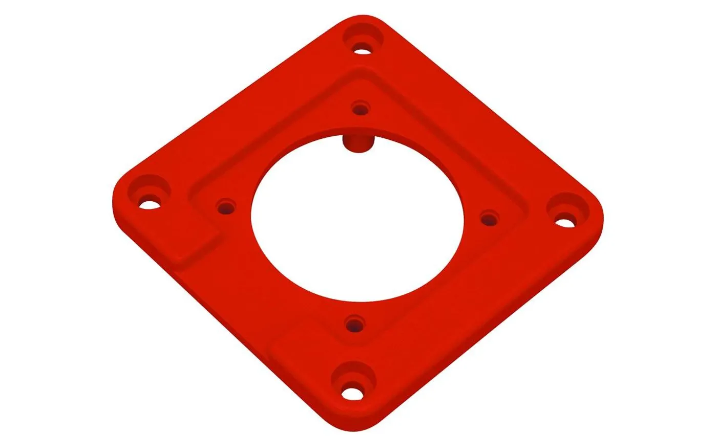 Adapterplatta CEE/Schuko, Röd