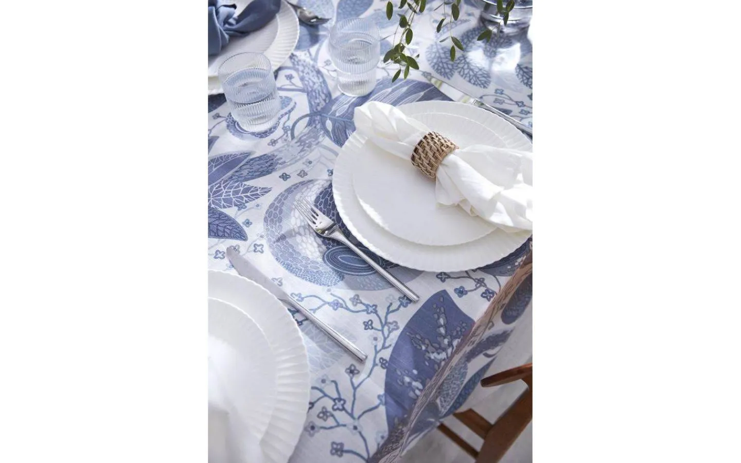 Svanefors A&E Duk Denim 140x350cm* Bordsdukar