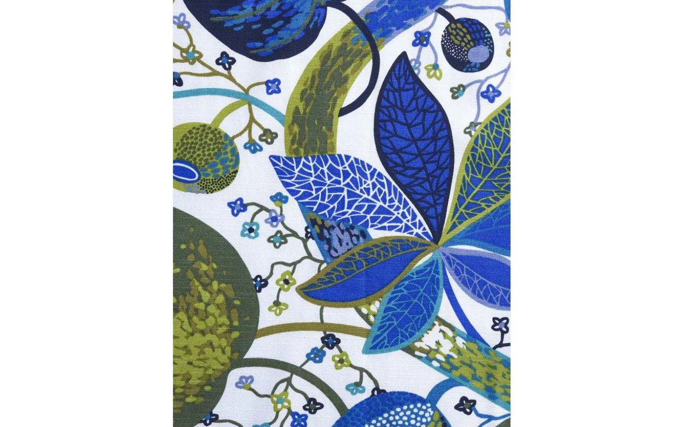 A&E Gardinkappa Blå Metervara 45cm