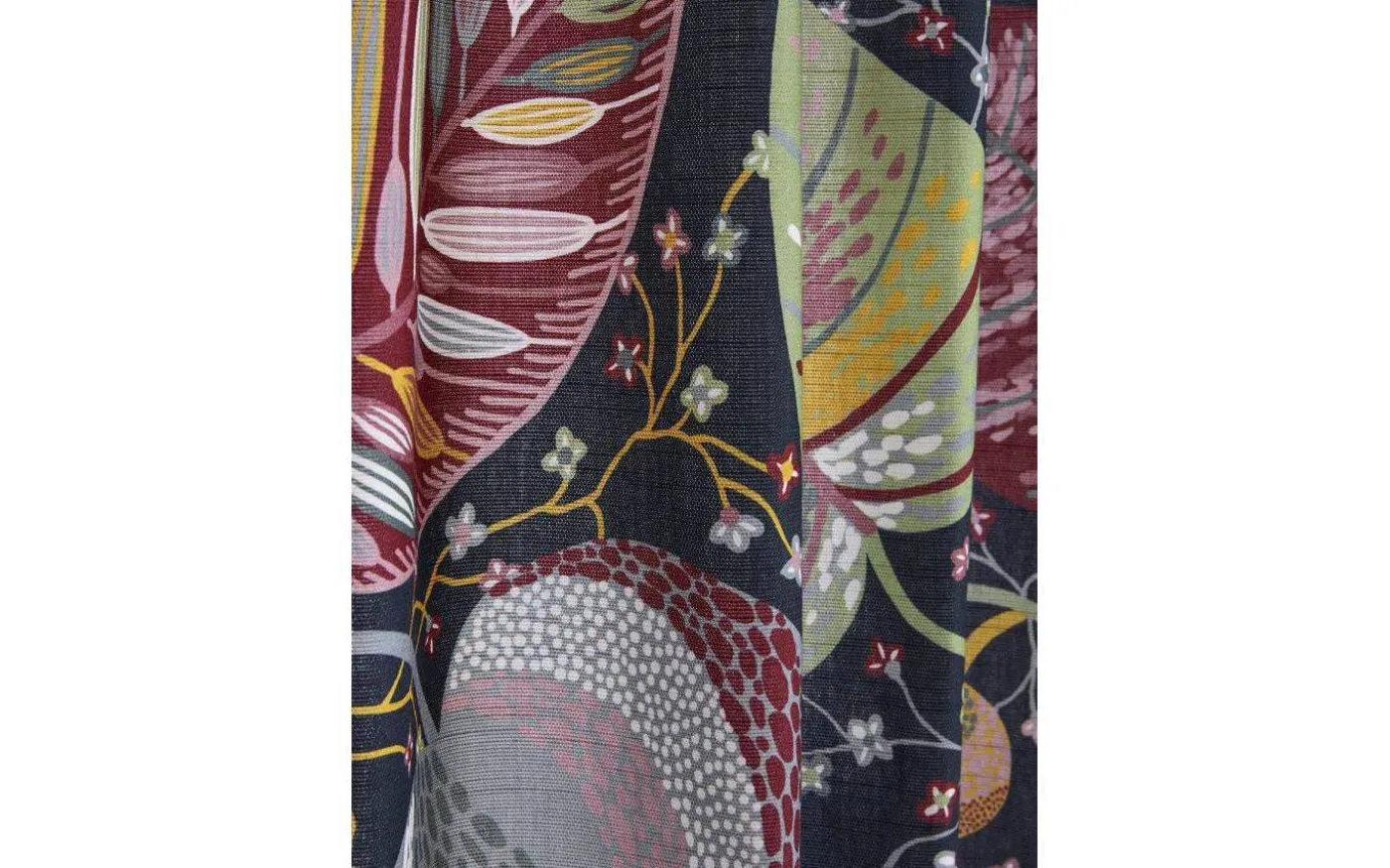 A&E Gardinkappa Bomullstyg Metervara Blå 50cm