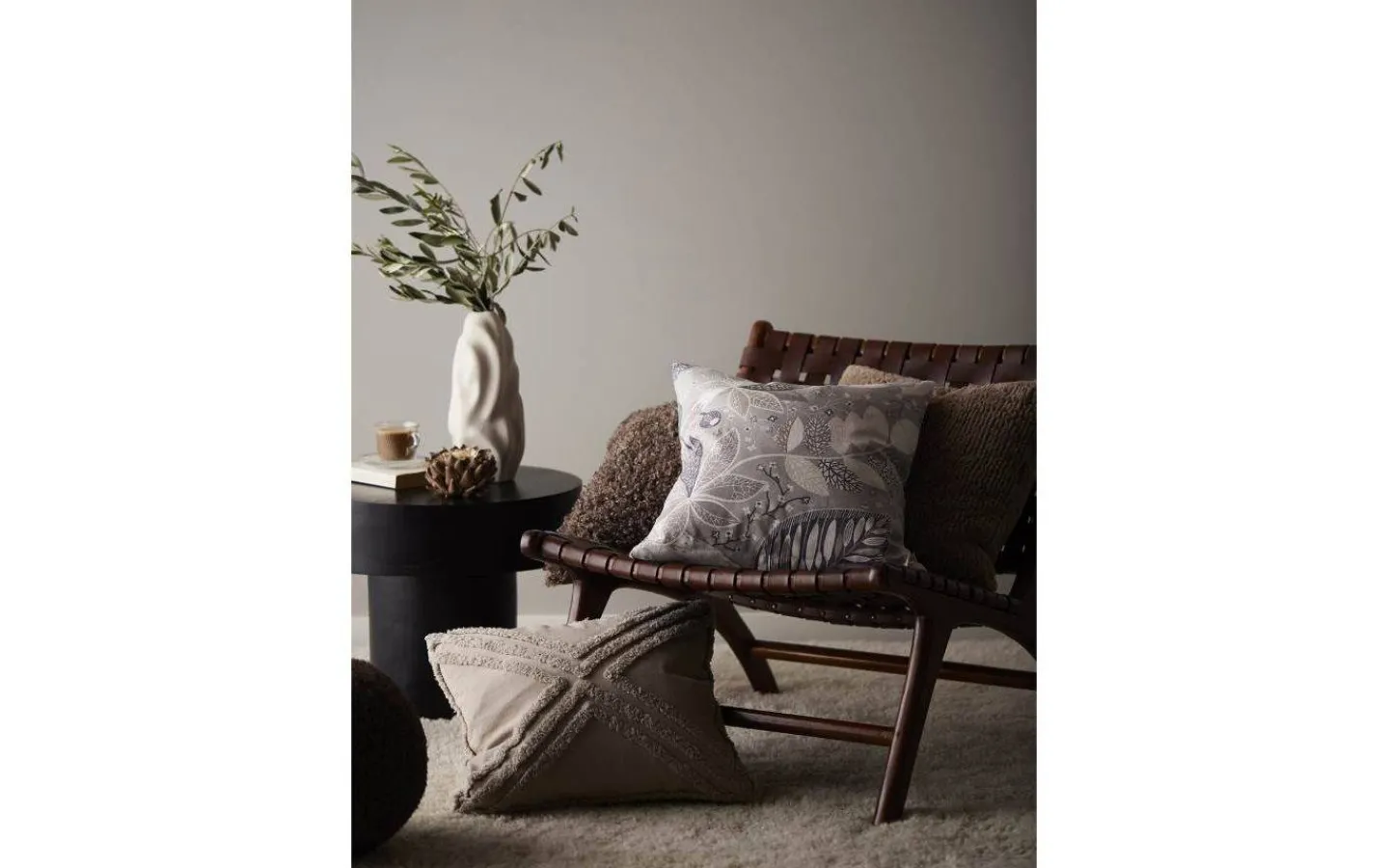 Svanefors A&E Kuddfodral 45x45cm Beige* Kuddfodral