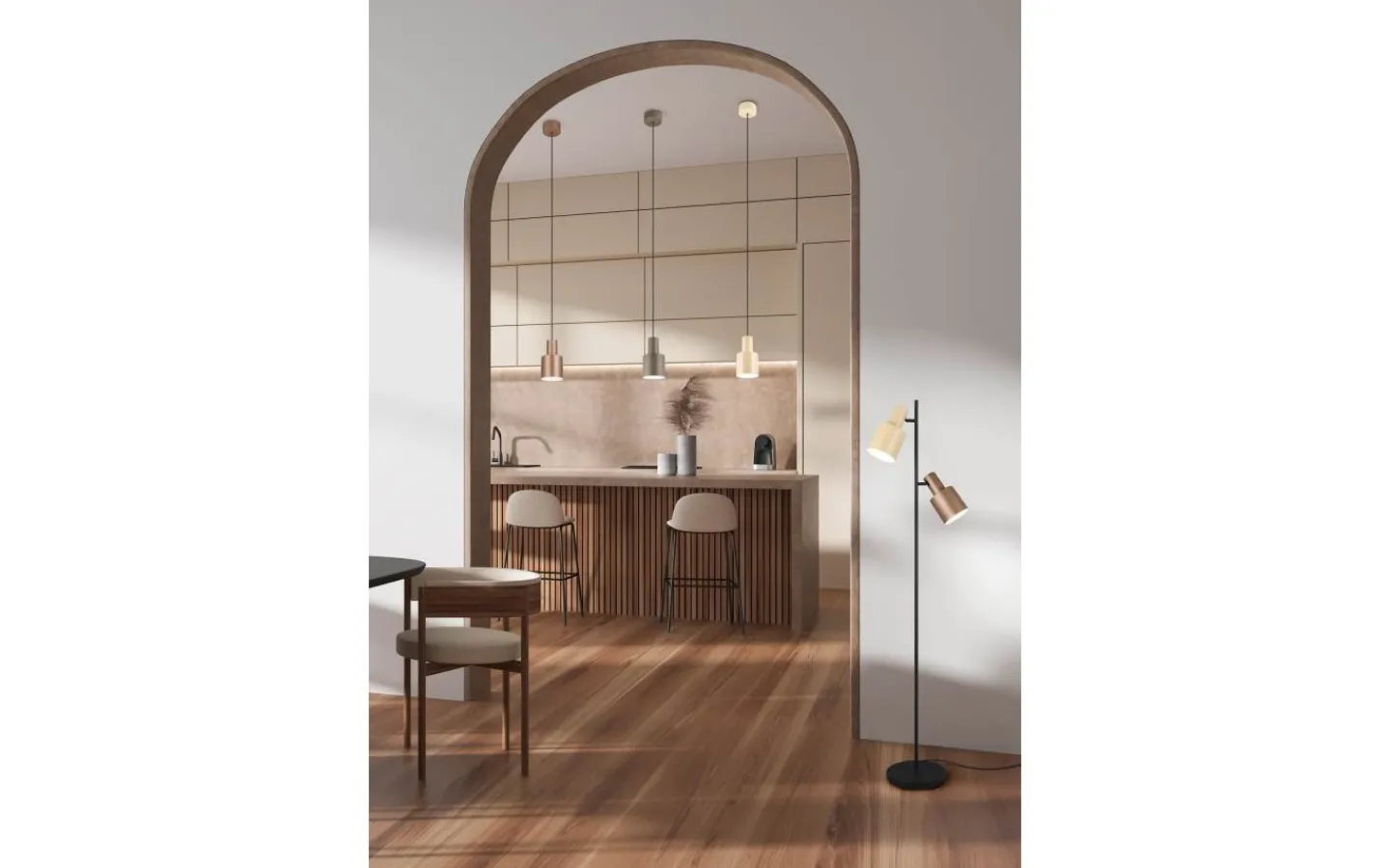 Fönsterlampor<Trio Lighting Agudo Fönsterlampa 12cm E27 kaffebrun