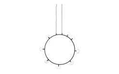 CO Bankeryd Air 50 Taklampa Svart* Stora Taklampor Ø50-69 Cm