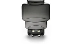 Vaser & Blomkrukor<Markslojd Akka Glasvas Grå 19,5 cm