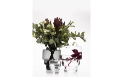 Vaser & Blomkrukor<Markslojd Akka Glasvas Grå 19,5 cm