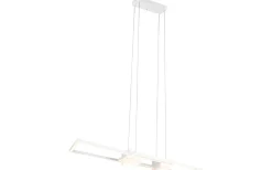 Trio Lighting Albany Takpendel LED matt vit* Avlånga Taklampor