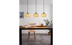 Eglo Albaraccin Taklampa 78cm Svart/Guld* Avlånga Taklampor