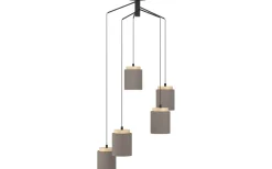 Stora Taklampor Ø70-150 Cm<Eglo Albariza Taklampa 70cm Cappuccino/Guld
