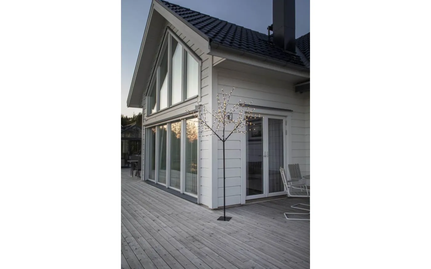 Albero Dekorationsträd 2,5m Svart