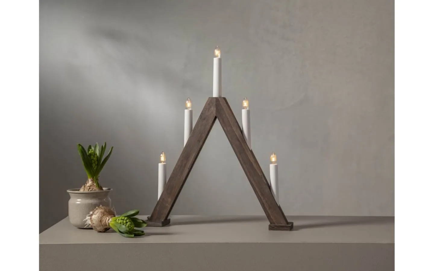 Star Trading Albo Adventsljusstake 41cm Brun* Visa Alla Adventsljusstakar|Adventsljusstakar 31-60 Cm