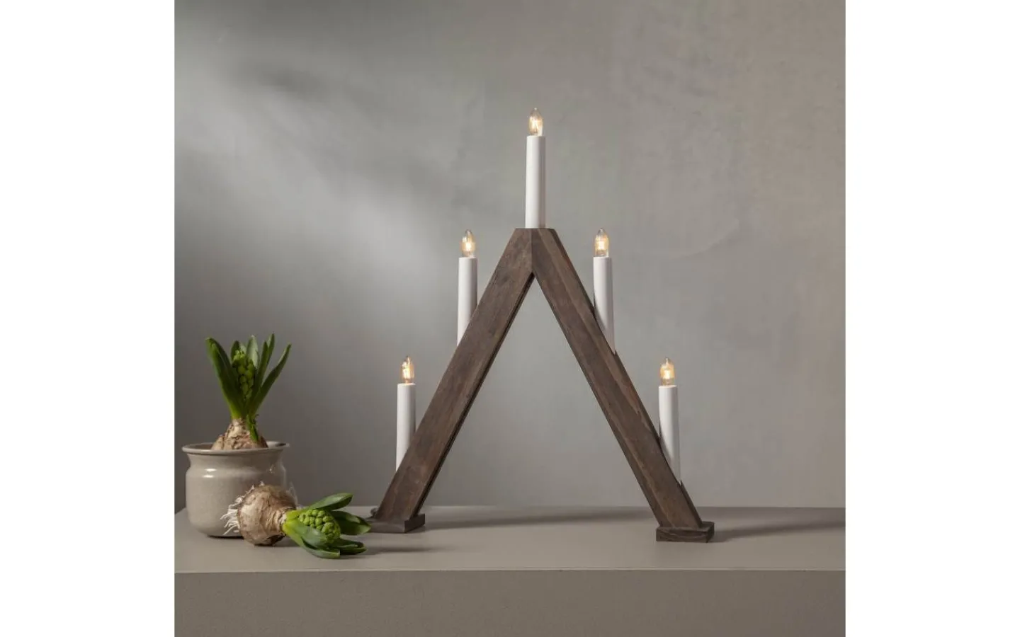 Star Trading Albo Adventsljusstake 41cm Brun* Visa Alla Adventsljusstakar|Adventsljusstakar 31-60 Cm