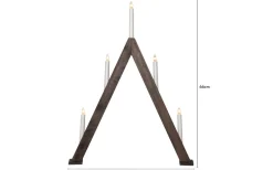 Adventsljusstakar 61-120 Cm<Star Trading Albo Adventsljusstake 66cm Brun