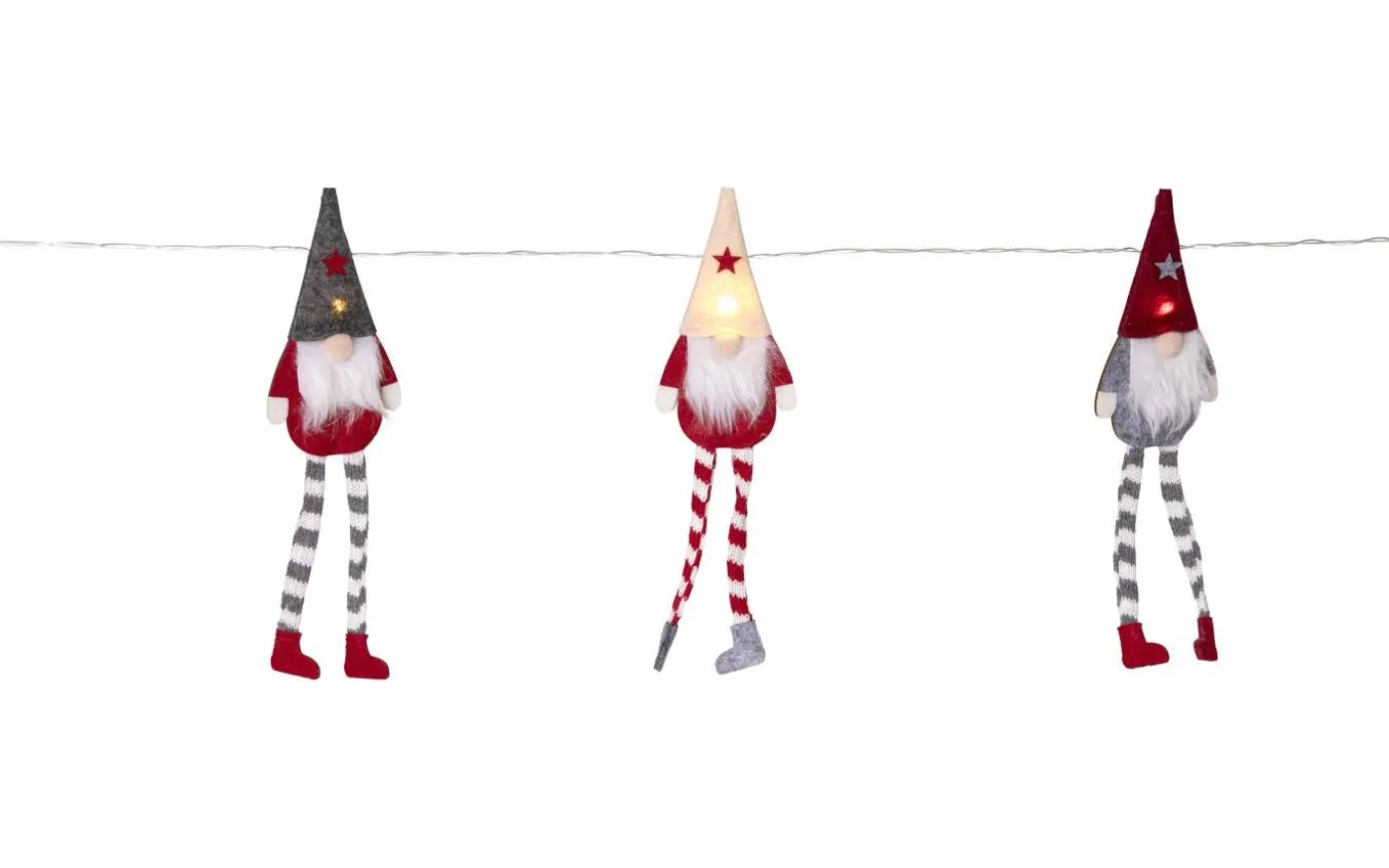 Alf Batteridriven Ljusslinga 1,4m Röd