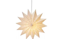 Alfa Adventsstjärna Vit 50cm