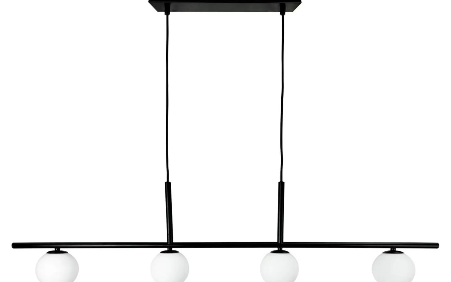 Dyberg Larsen Alice Taklampa 110cm Opal/Svart* Avlånga Taklampor