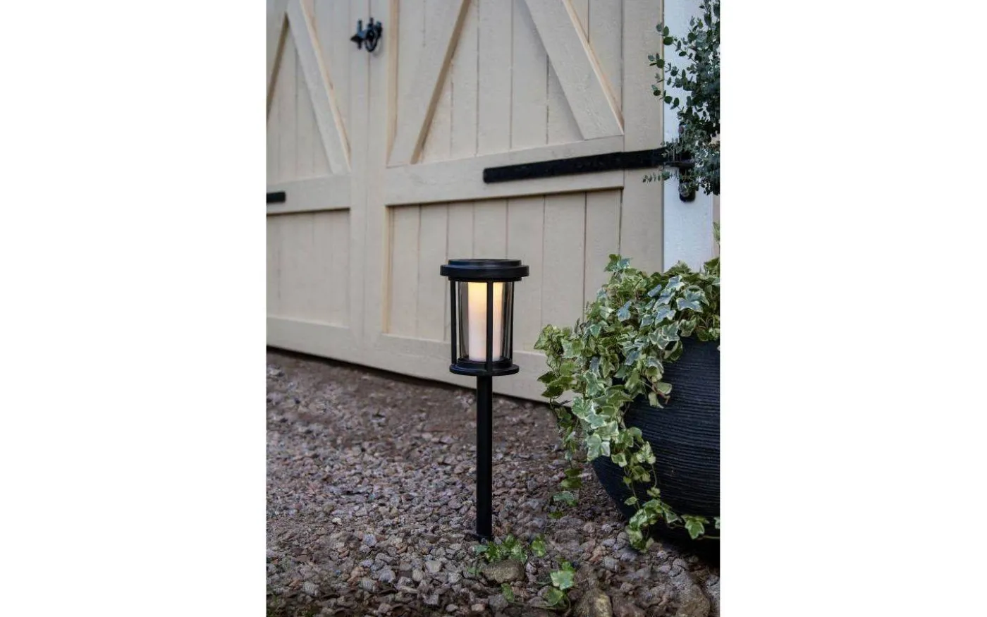 Alippa Solcellsdriven Pollare 44cm Svart