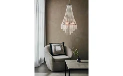 Vardagsrum|Kristallampor<Markslojd Allington Takkrona 3L Krom