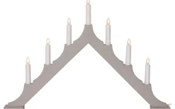Star Trading Alma Adventsljusstake LED Beige 40cm* Visa Alla Adventsljusstakar|Adventsljusstakar 31-60 Cm