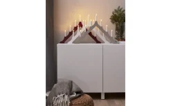 Star Trading Alma Adventsljusstake LED Beige 40cm* Visa Alla Adventsljusstakar|Adventsljusstakar 31-60 Cm