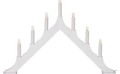 Star Trading Alma Adventsljusstake LED Vit 40cm* Visa Alla Adventsljusstakar|Adventsljusstakar 31-60 Cm