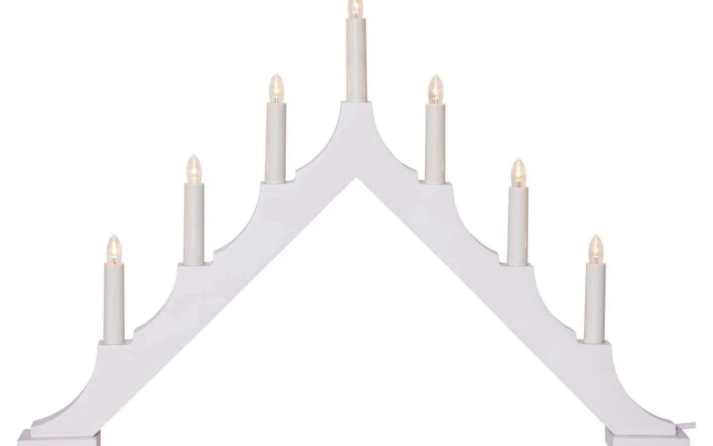 Star Trading Alma Adventsljusstake LED Vit 40cm* Visa Alla Adventsljusstakar|Adventsljusstakar 31-60 Cm