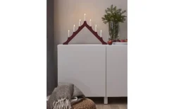 Star Trading Alma Adventsljusstake LED Röd 40cm* Visa Alla Adventsljusstakar|Adventsljusstakar 31-60 Cm