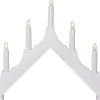 Adventsljusstakar 31-60 Cm<Star Trading Alma Adventsljusstake LED Vit 34cm
