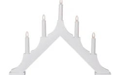 Adventsljusstakar 31-60 Cm<Star Trading Alma Adventsljusstake LED Vit 34cm