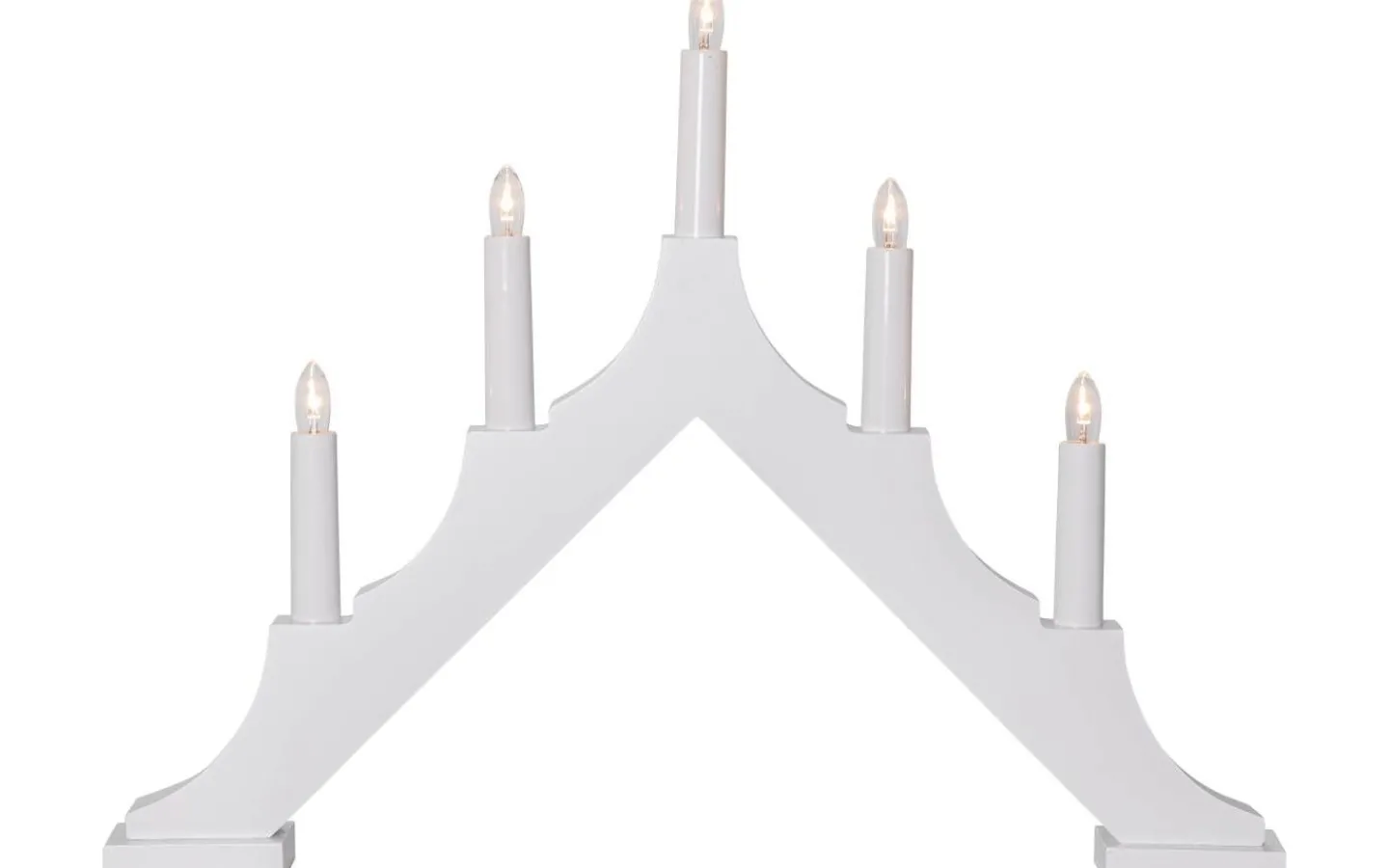 Adventsljusstakar 31-60 Cm<Star Trading Alma Adventsljusstake LED Vit 34cm