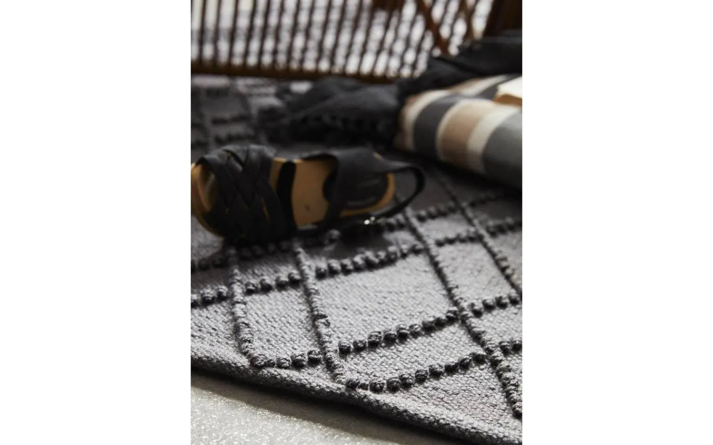 Slätvävda Mattor<Svanefors Alma Matta Grå 160x230cm