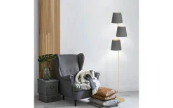 Eglo Almeida 2 Golvlampa 167cm Borstad Mässing* Golvlampor