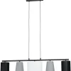 Almeida Taklampa 120cm Svart/Grå/Vit