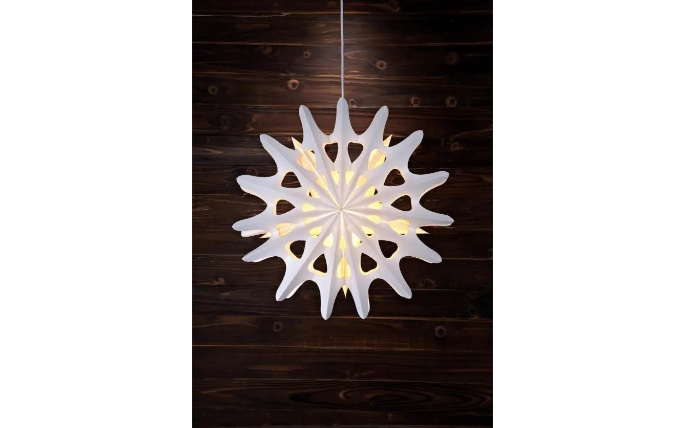 Alnäs Stjärna 55cm Vit