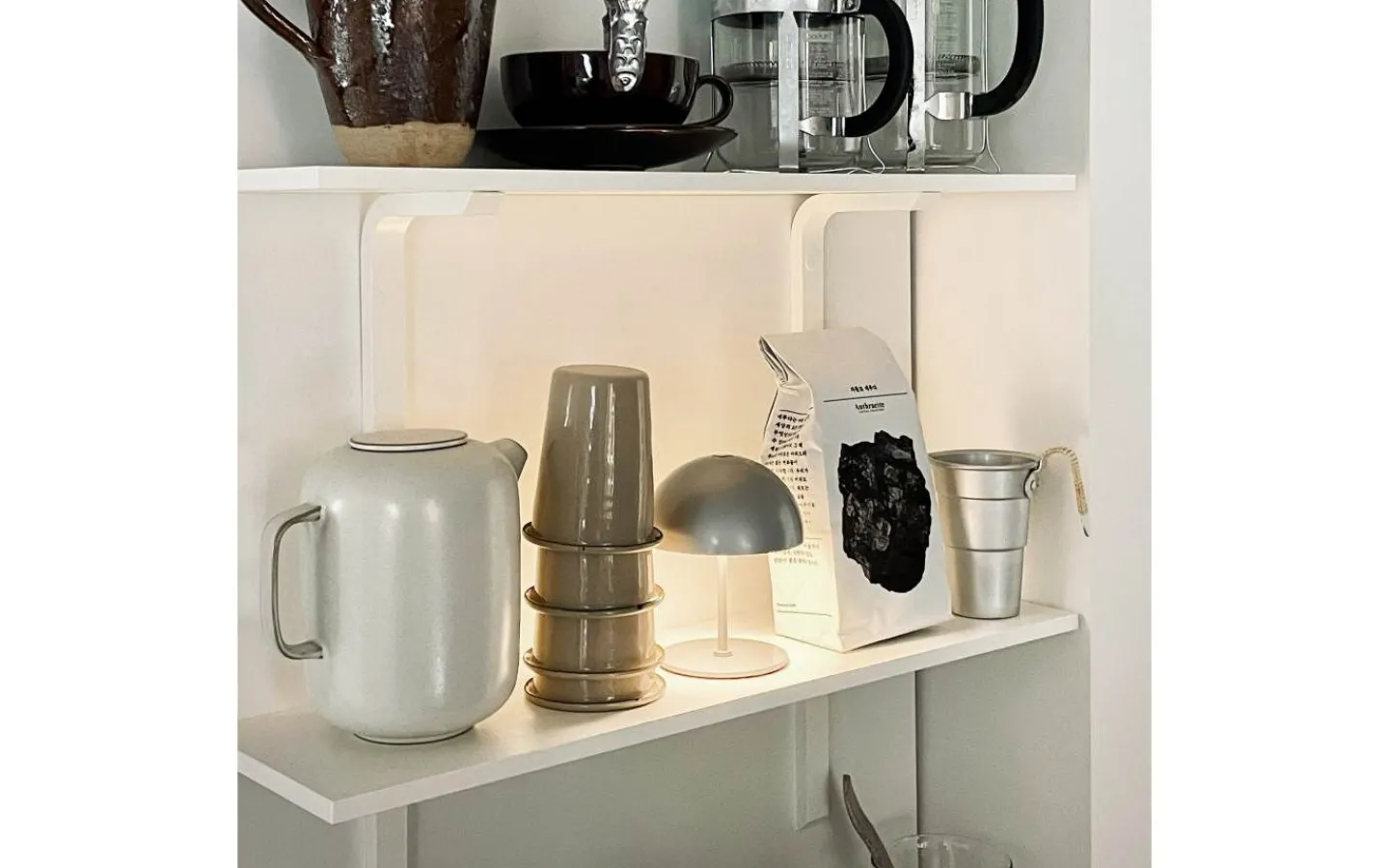 Dyberg Larsen Along Uppladdningsbar Bordslampa 2-Pack Silver* Bordslampor