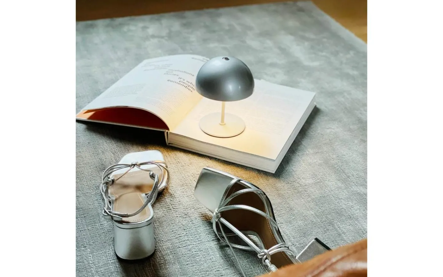 Dyberg Larsen Along Uppladdningsbar Bordslampa 2-Pack Silver* Bordslampor