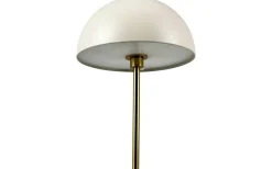 Dyberg Larsen Along Uppladdningsbar Bordslampa 12/20cm 2 styck Beige/Mässing* Uppladdningsbara Lampor Inomhus
