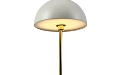 Dyberg Larsen Along Uppladdningsbar Bordslampa 12/20cm 2 styck Beige/Mässing* Uppladdningsbara Lampor Inomhus
