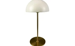 Dyberg Larsen Along Uppladdningsbar Bordslampa 12/20cm 2 styck Beige/Mässing* Uppladdningsbara Lampor Inomhus