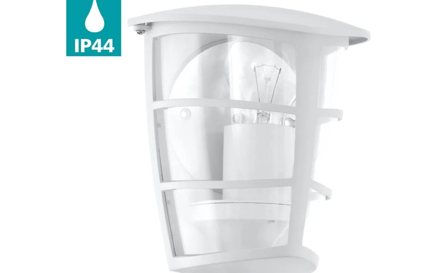 Aloria Fasadlampa Vit IP44